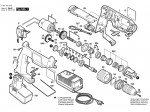 Bosch 0 601 937 503 Gsb 12 Ves-2 Cordless Impact Drill 12 V / Eu Spare Parts
